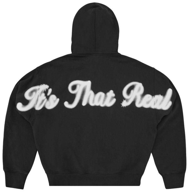 Corteiz Gabriel Moses Zip Hoodie Black
