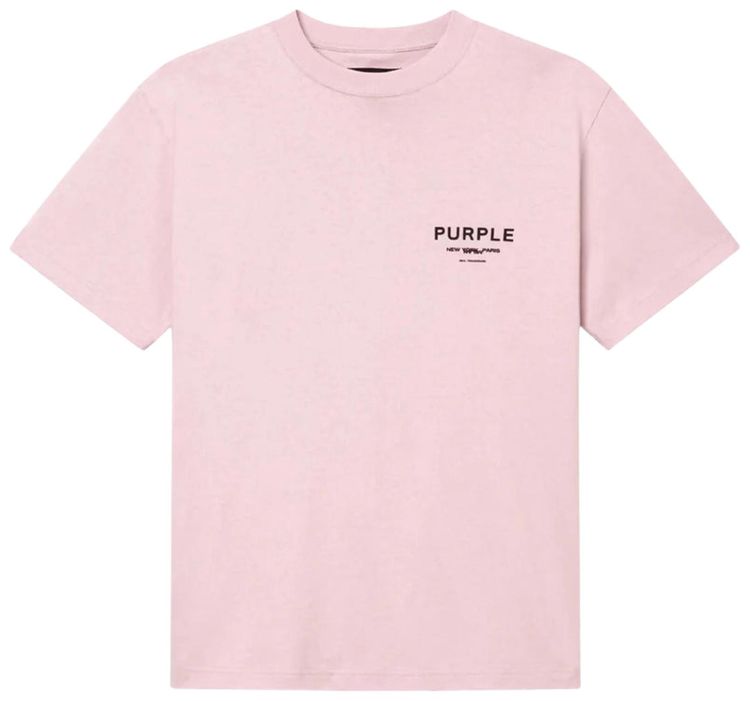 PURPLE BRAND Showrooms T Shirt Dusty Pink