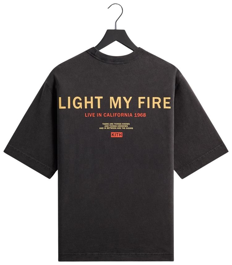 Kith Records For The Doors Live In Hollywood Vintage Alex Tee Black