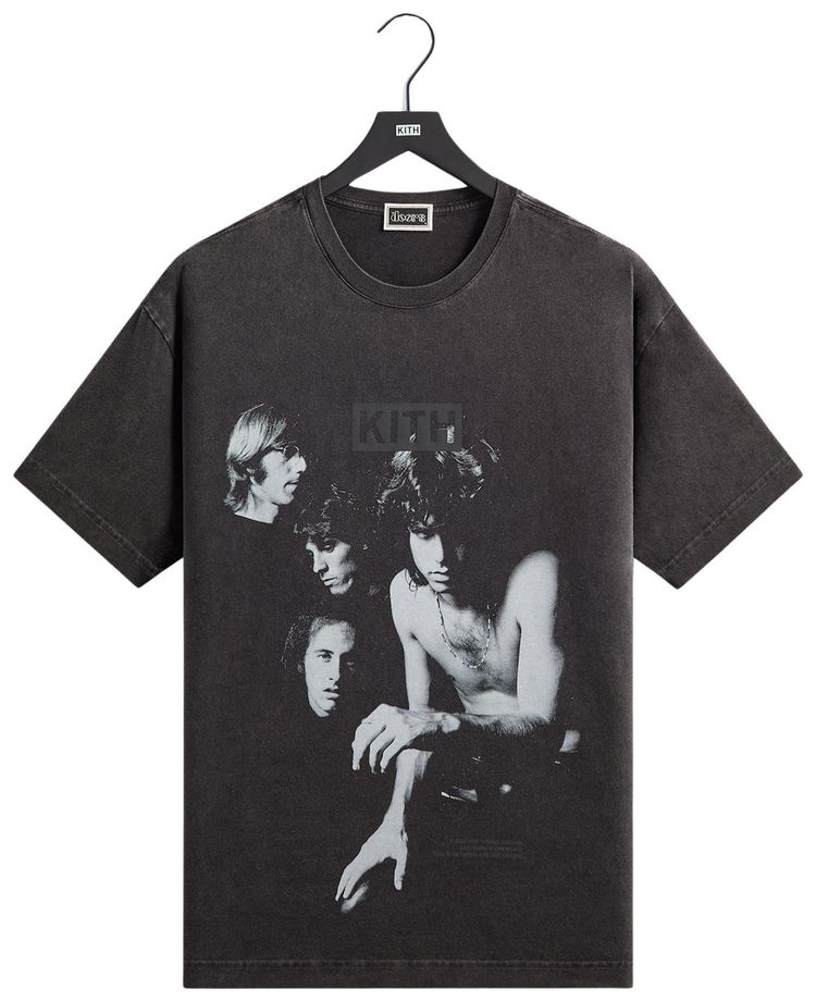 Kith Records For The Doors Light My Fire Vintage Tee Black