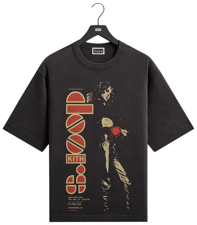 Kith Records For The Doors Live In Hollywood Vintage Alex Tee Black