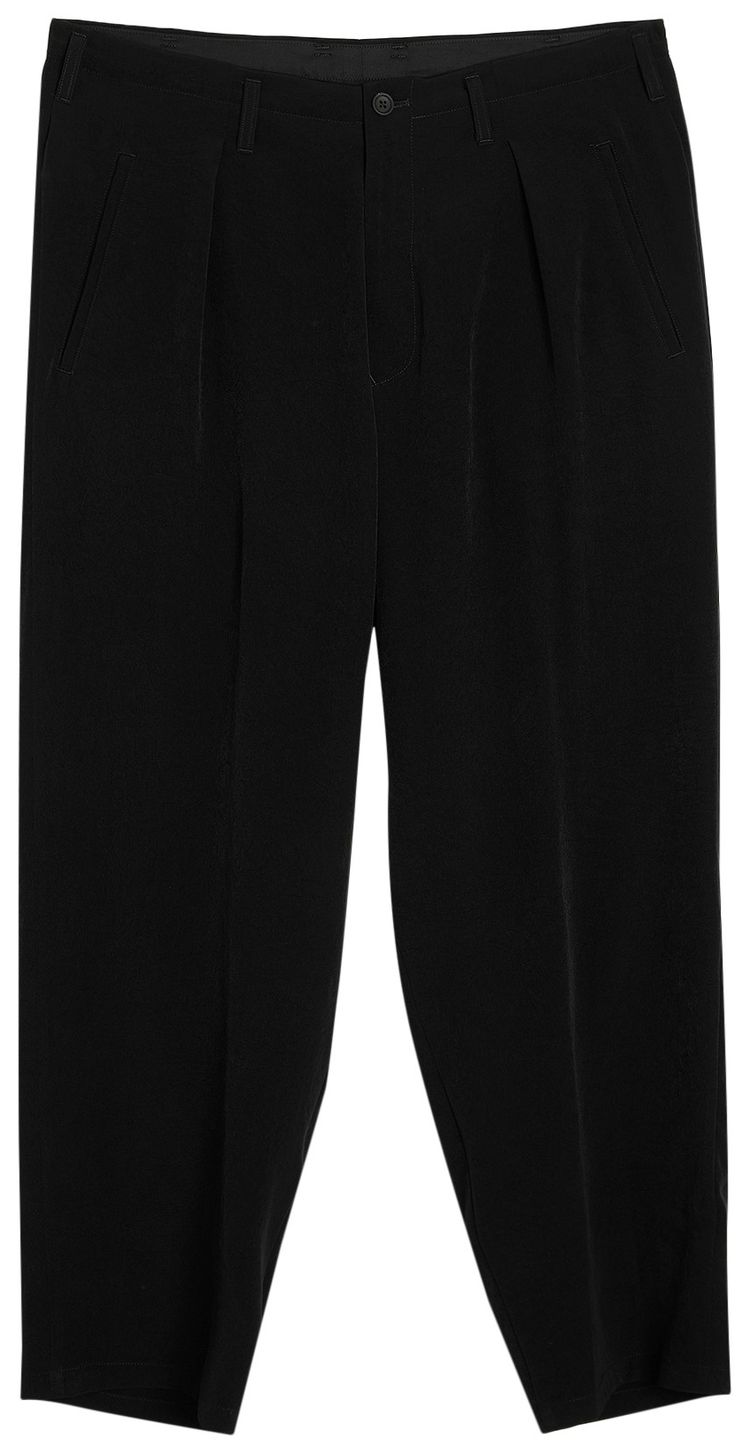 Yohji Yamamoto Pour Homme 1 Tuck Pants Black