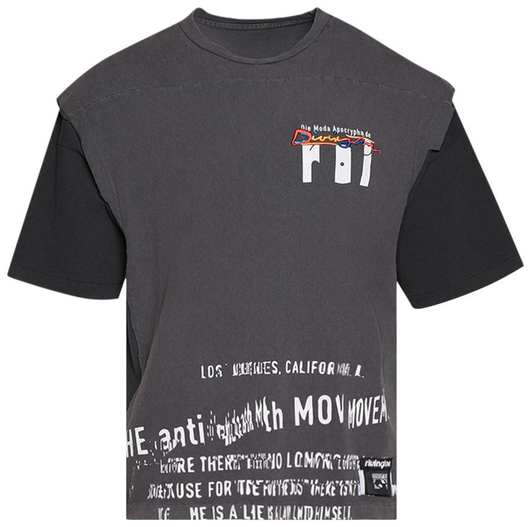 RIVINGTON roi Rebis Moda Apocrypha Quad Tee Black