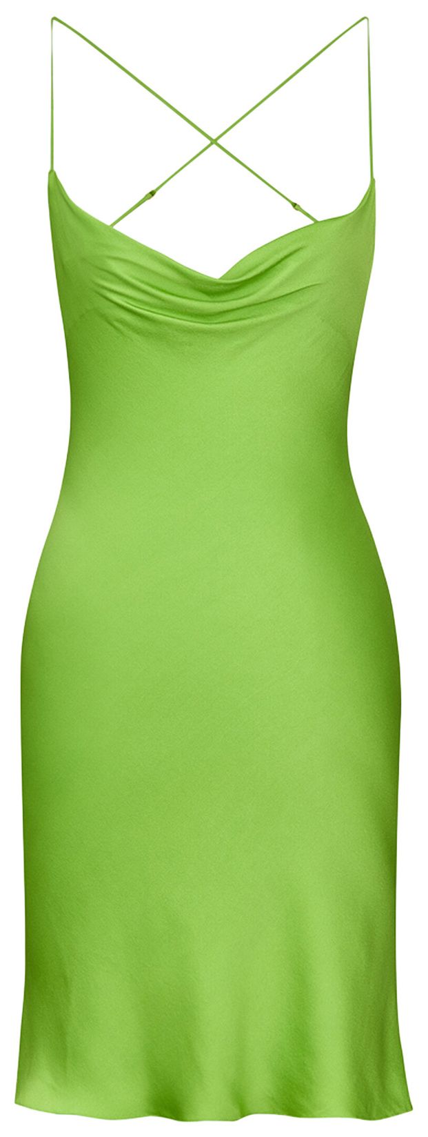 Saint Laurent Robe Vert Fluo