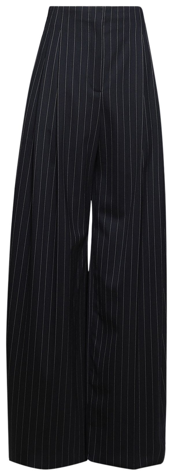 Mugler Pantalon NavyWhite