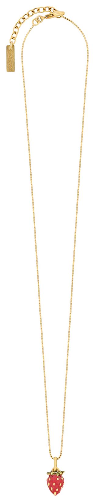 Saint Laurent Necklace DoreVertRouge
