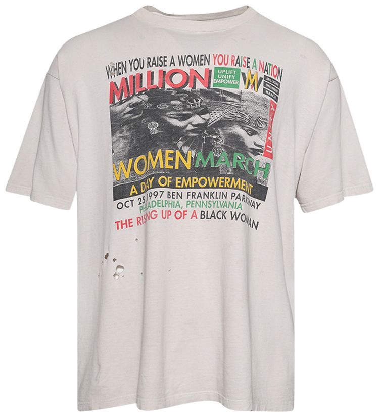 Earthling VIP Vintage Tee Million Women March