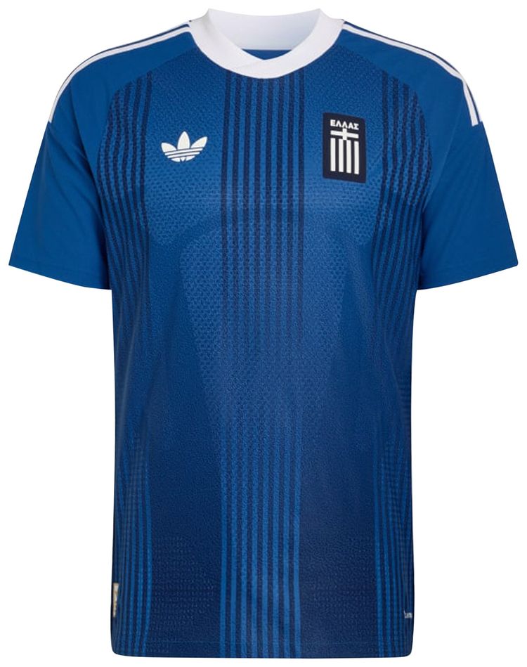 Adidas Greece 26 Away Authentic Jersey Dusky Petrol