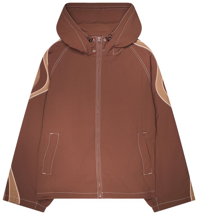 ERL UFO Track Jacket Brown