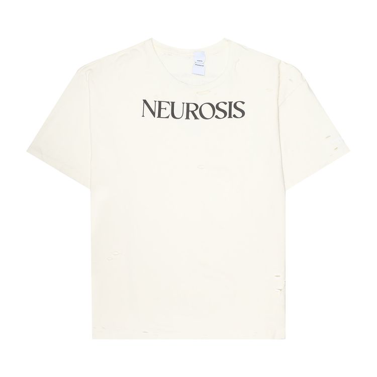 Protocol Index Neurosis Distressed T Shirt White