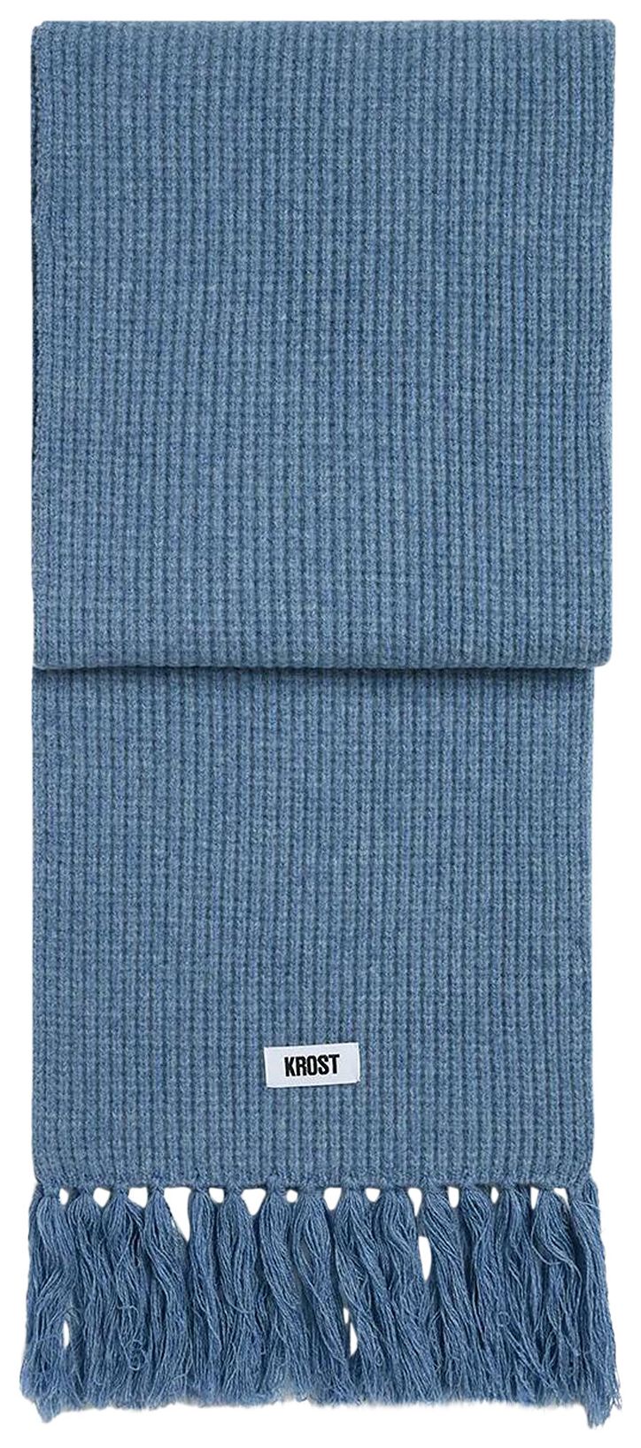 KROST Wool Speckle Scarf Cashmere Blue