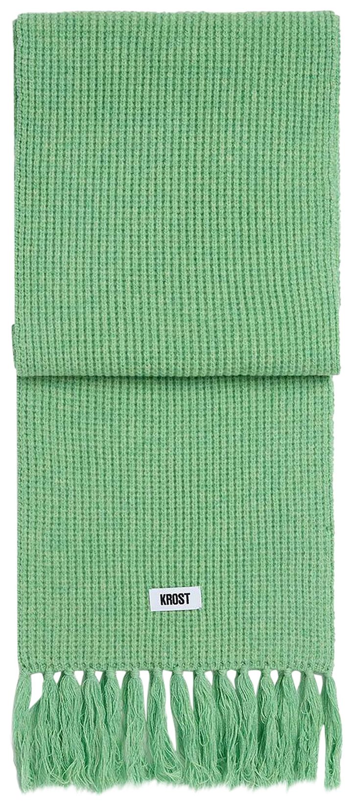 KROST Wool Speckle Scarf Kelly Green