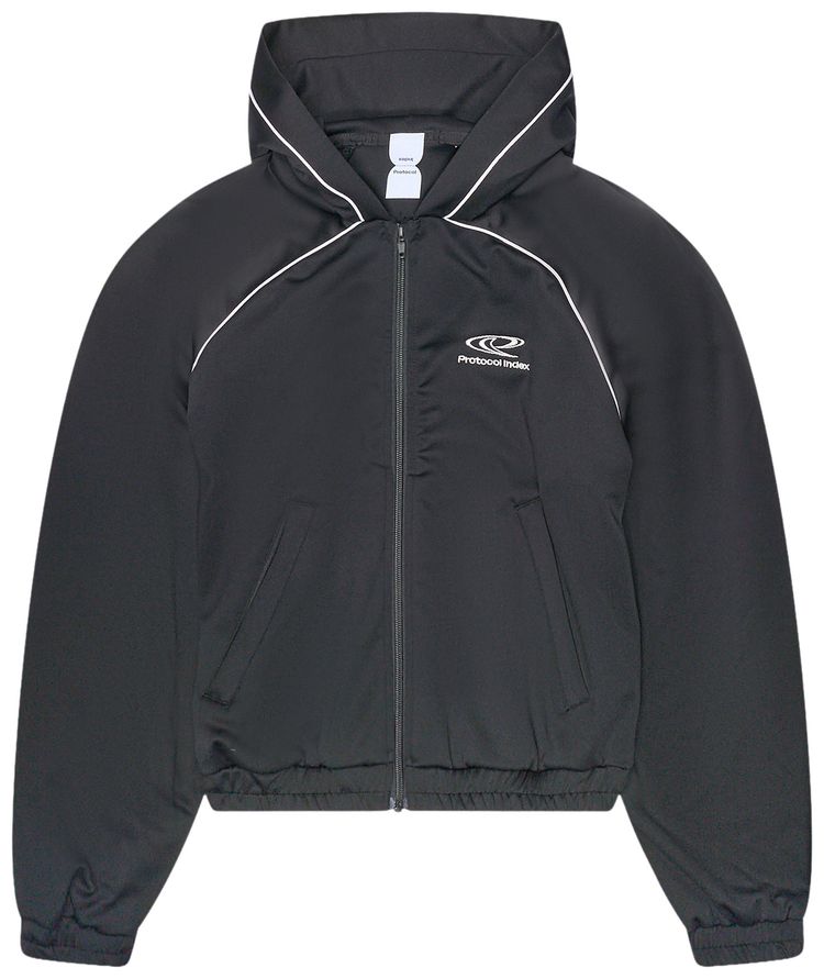 Protocol Index Athleisure Jersey Zip Hoodie Black