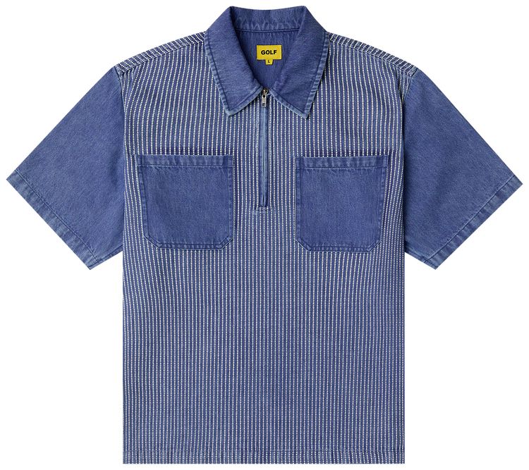 GOLF WANG Union 2 Work Shirt Blue