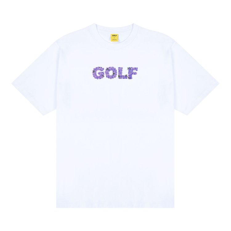 GOLF WANG Pale Bloom Logo Tee White
