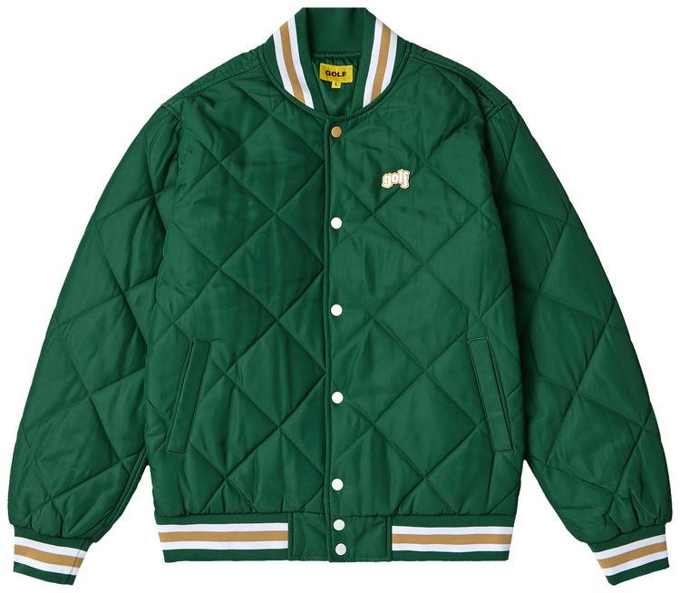 GOLF WANG Dante Quilted Bomber Jacket Green