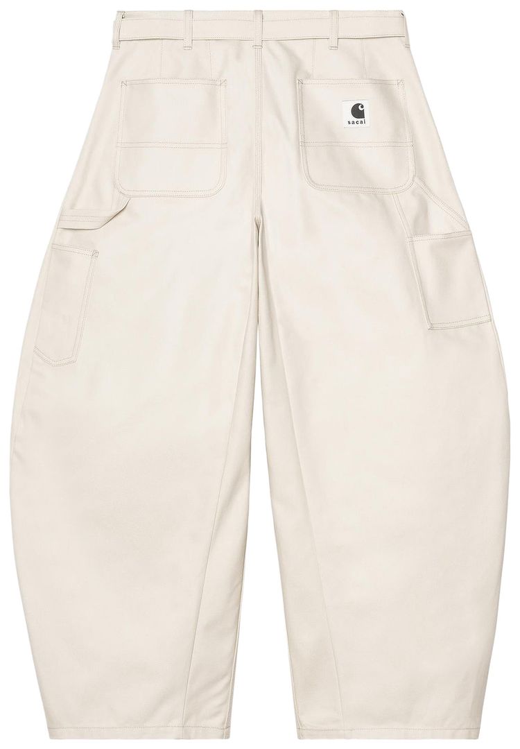 Sacai x Carhartt WIP Duck Pants Ivory