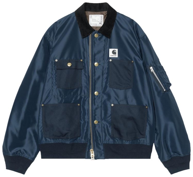 Sacai x Carhartt WIP Suiting x Duck Blouson Blue