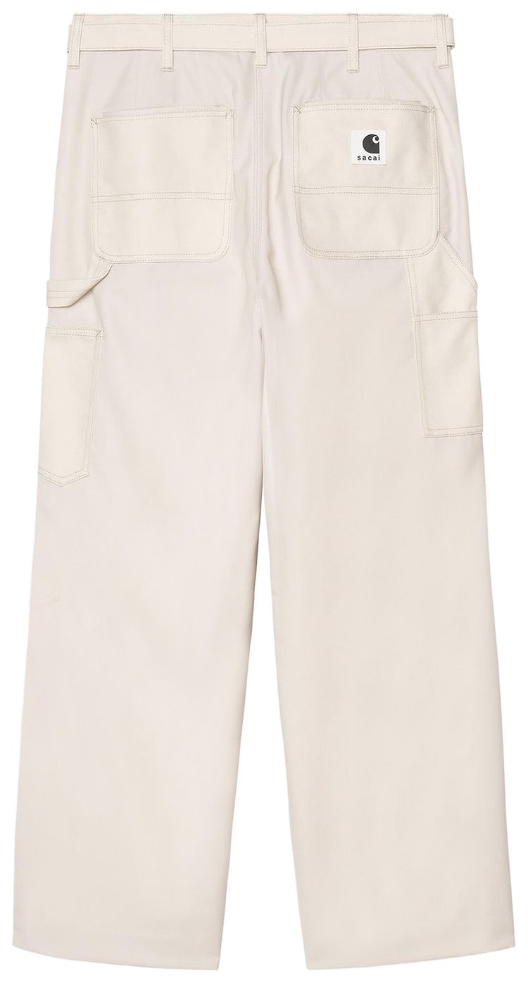 Sacai x Carhartt WIP Duck Pants Ivory