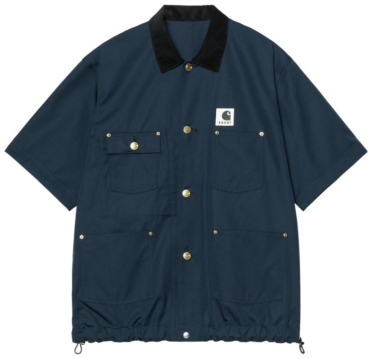 Sacai x Carhartt WIP Duck Shirt Blue