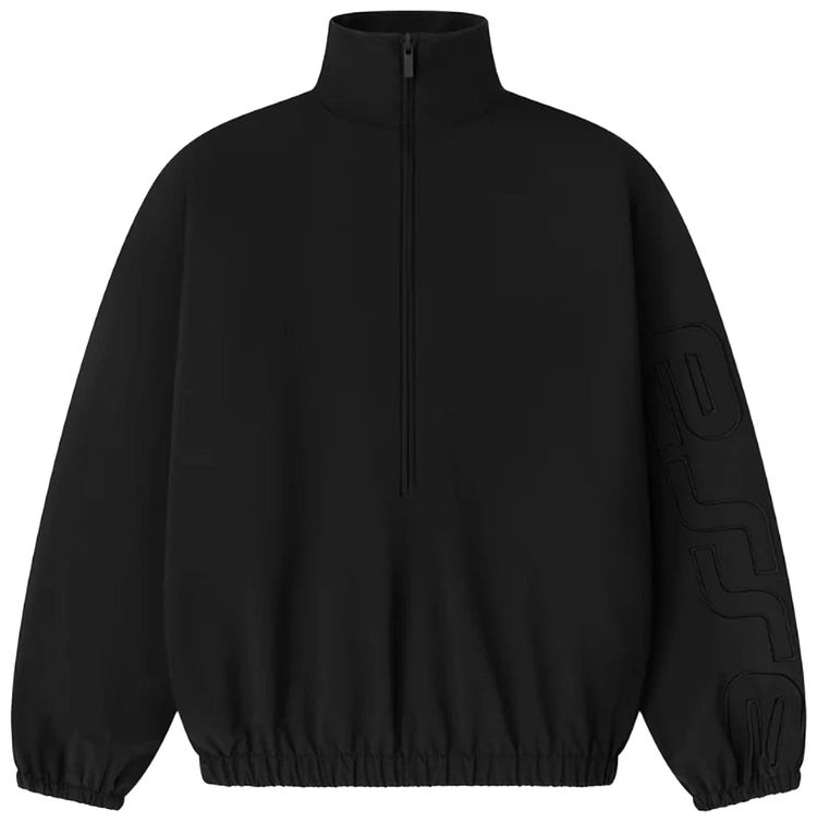 Fear of God Essentials Active Trace 12 Zip Track Jacket Vintage Black