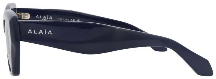 Alaia Square Frame Recycled Acetate Sunglasses Blue