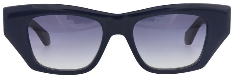 Alaia Square Frame Recycled Acetate Sunglasses Blue