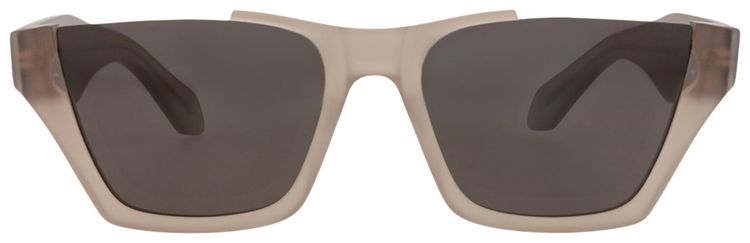 Alaia Square Frame Recycled Acetate Sunglasses BrownGrey