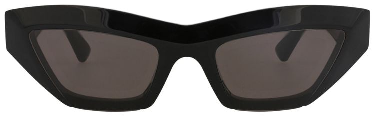 Bottega Veneta Cat Eye Frame Recycled Acetate Sunglasses BlackGrey