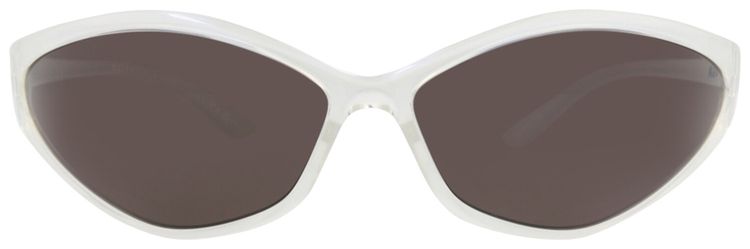 Balenciaga Shield Frame Bio Injection Sunglasses CrystalGrey