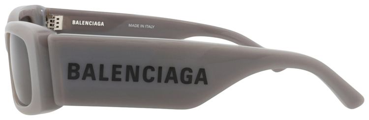 Balenciaga Square Frame Recycled Acetate Sunglasses Grey