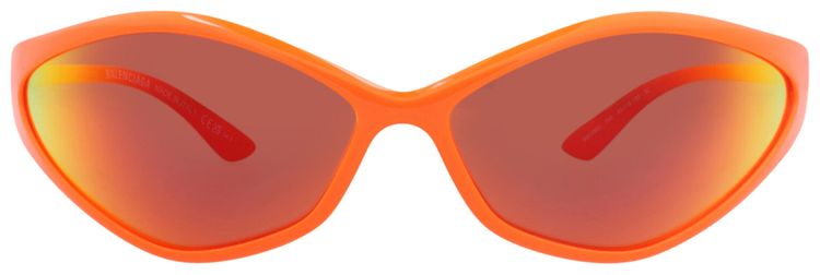 Balenciaga Shield Frame Bio Injection Sunglasses OrangeRed