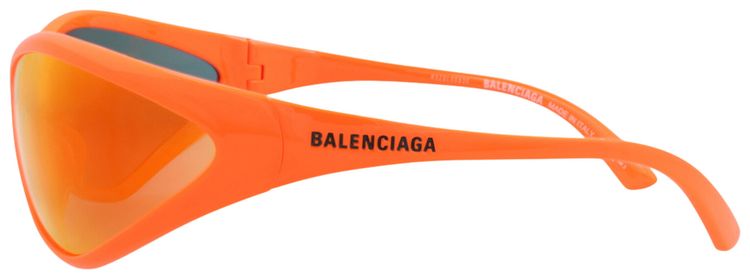 Balenciaga Shield Frame Bio Injection Sunglasses OrangeRed