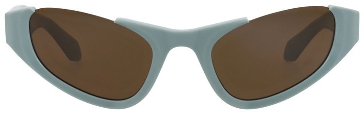 Alaia Cat Eye Frame Recycled Acetate Sunglasses Light BlueBrown
