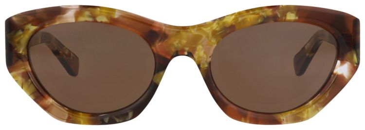 Chloe Cat Eye Frame Recycled Acetate Sunglasses HavanaBrown