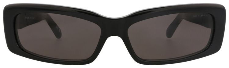 Balenciaga Square Frame Recycled Acetate Sunglasses BlackGrey
