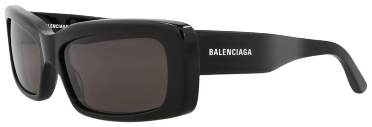 Balenciaga Square Frame Recycled Acetate Sunglasses BlackGrey