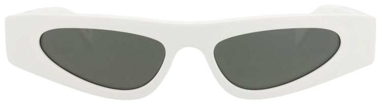 Gucci Cat Eye Frame Recycled Acetate Sunglasses WhiteGrey