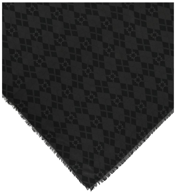 Givenchy Monogram 72 Scarf Charcoal