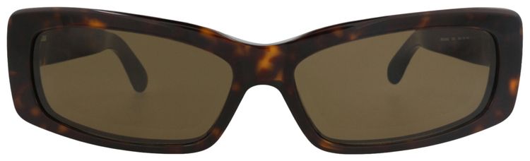 Balenciaga Square Frame Recycled Acetate Sunglasses HavanaBrown