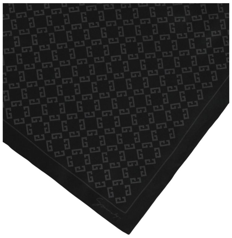Givenchy 4G Monogram Pocket Square Black