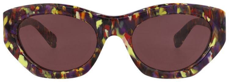 Chloe Cat Eye Frame Recycled Acetate Sunglasses Violet