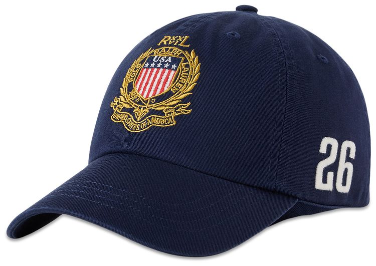 Polo Ralph Lauren USA Classic Twill Sport Cap Newport Navy