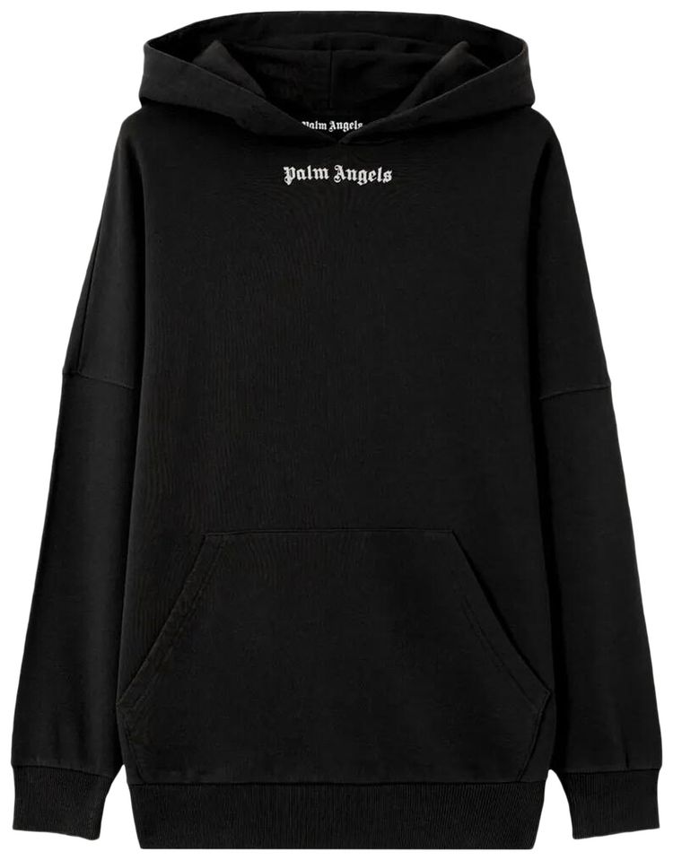 Palm Angels Classic Logo Over Hoodie BlackOff White