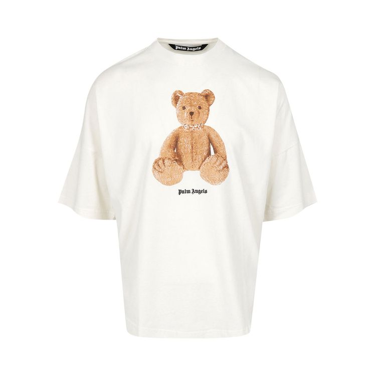 Palm Angels Bear Over Tee Off WhiteBrown