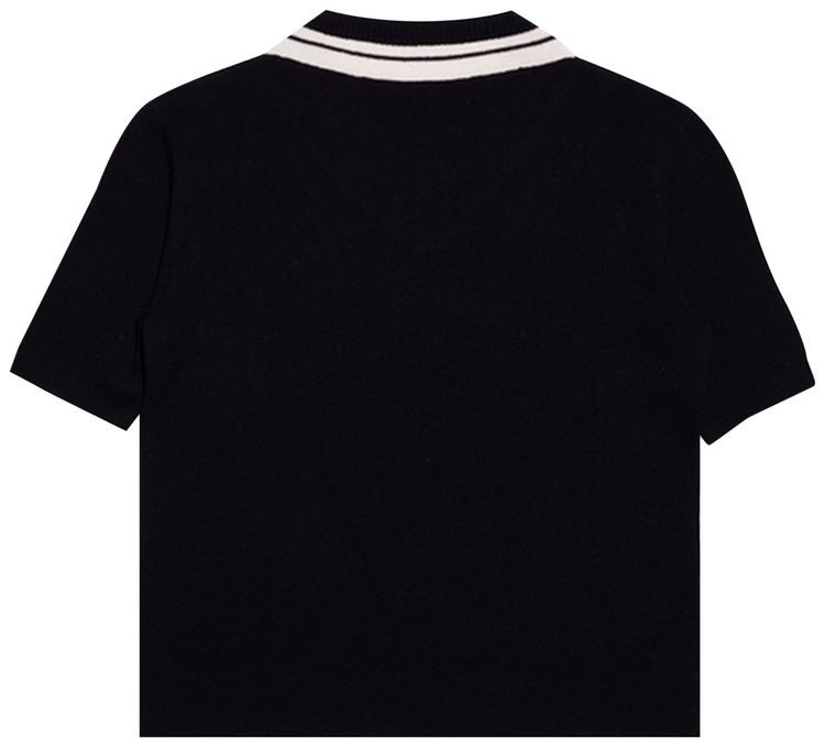 Enfants Riches Deprimes Larry Knit V Neck Sweater BlackWhite