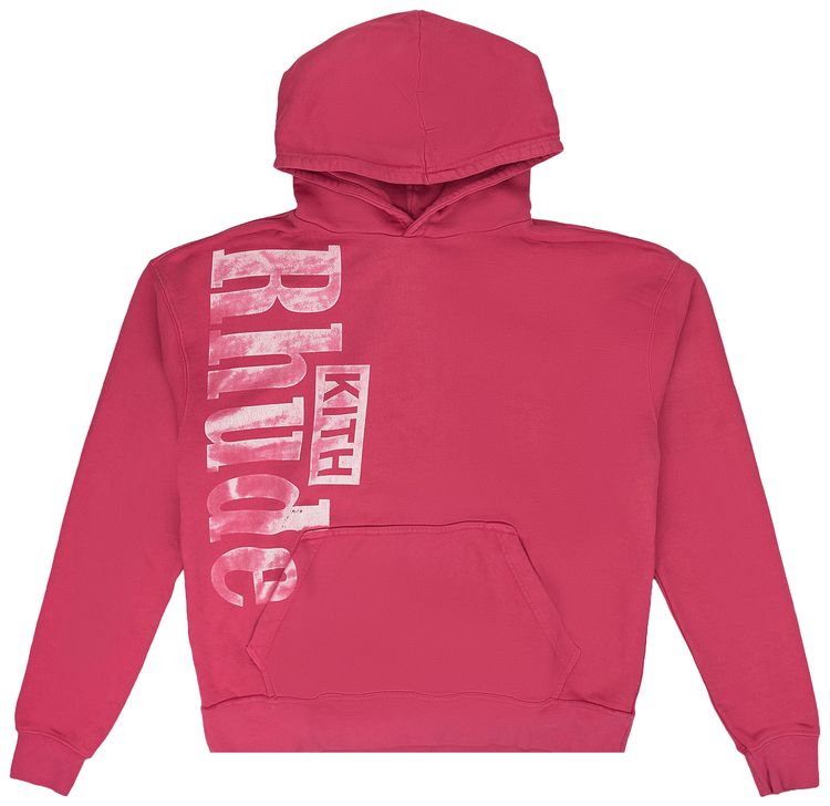 Rhude x Kith Hoodie Pink