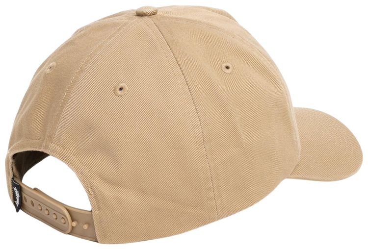 Stussy Mid Depth Big Stock Snapback Khaki