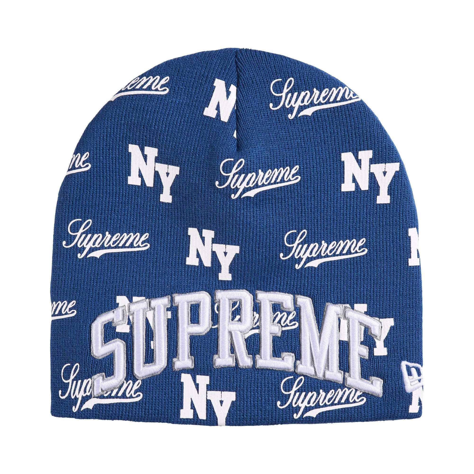 New Era × supreme Monogram Beanie Buy Supreme New Era Monogram Beanie 'Royal' - SS26BN19 ROYAL | GOAT