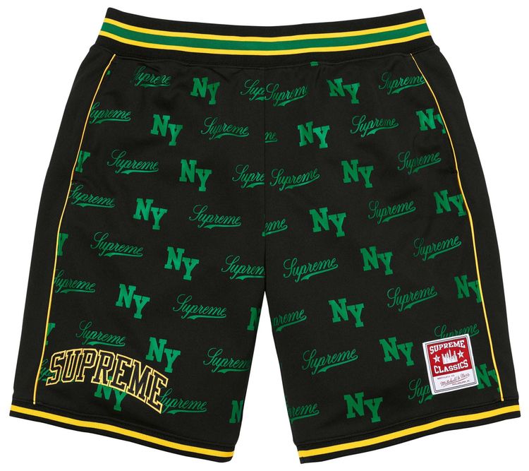 Supreme x Mitchell  Ness Monogram Short Black